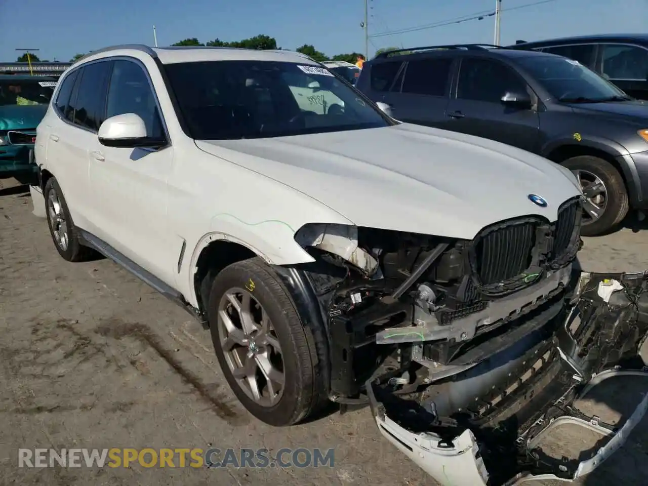 1 Photograph of a damaged car 5UXTY3C0XL9D12329 BMW X3 2020