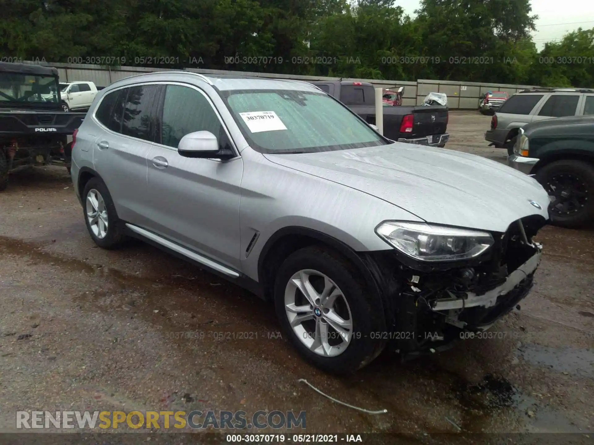 1 Photograph of a damaged car 5UXTY3C0XLLE54960 BMW X3 2020