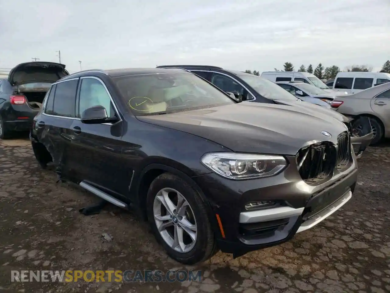 1 Photograph of a damaged car 5UXTY5C00L9B22504 BMW X3 2020