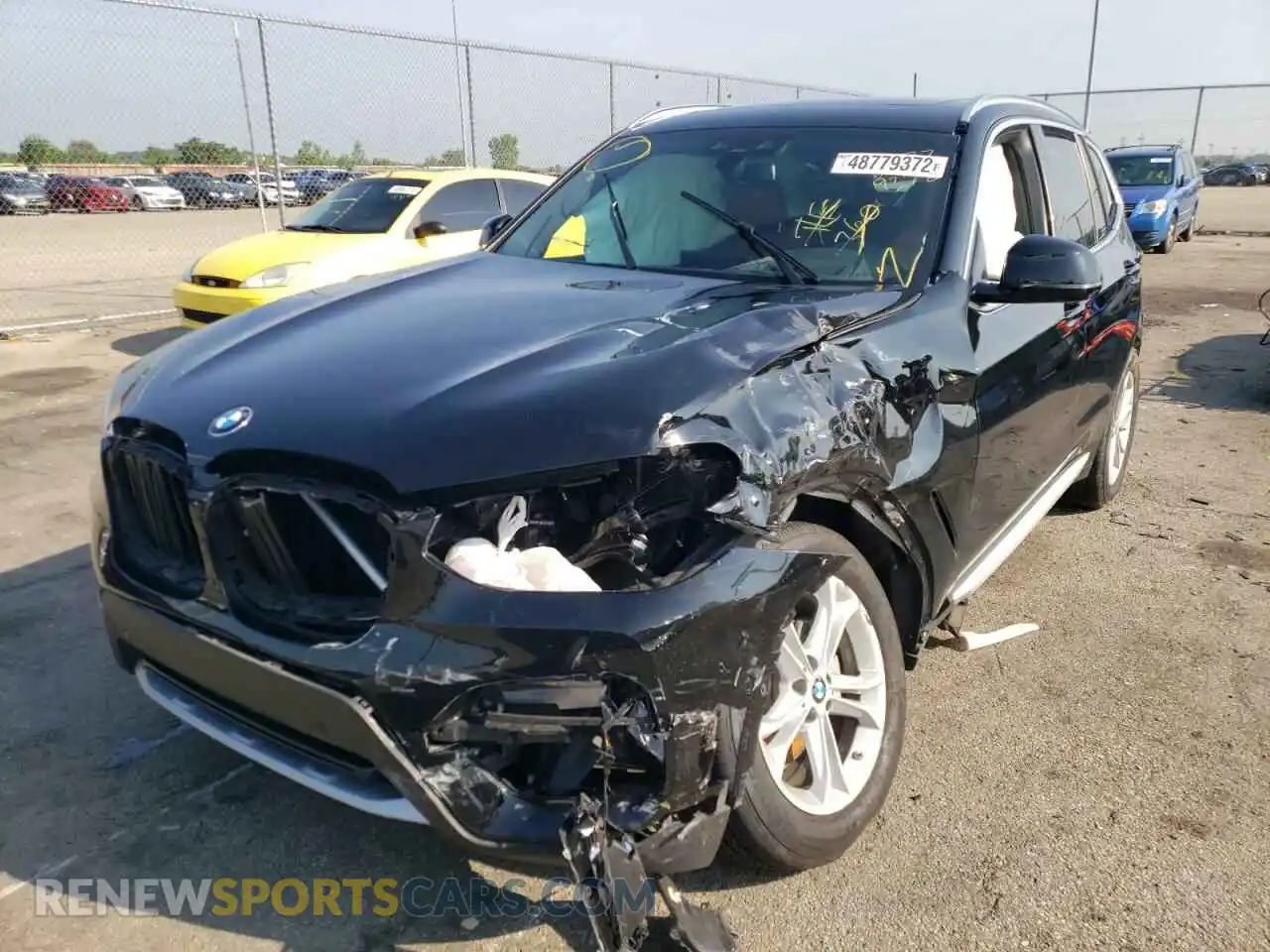 2 Photograph of a damaged car 5UXTY5C00L9C13577 BMW X3 2020
