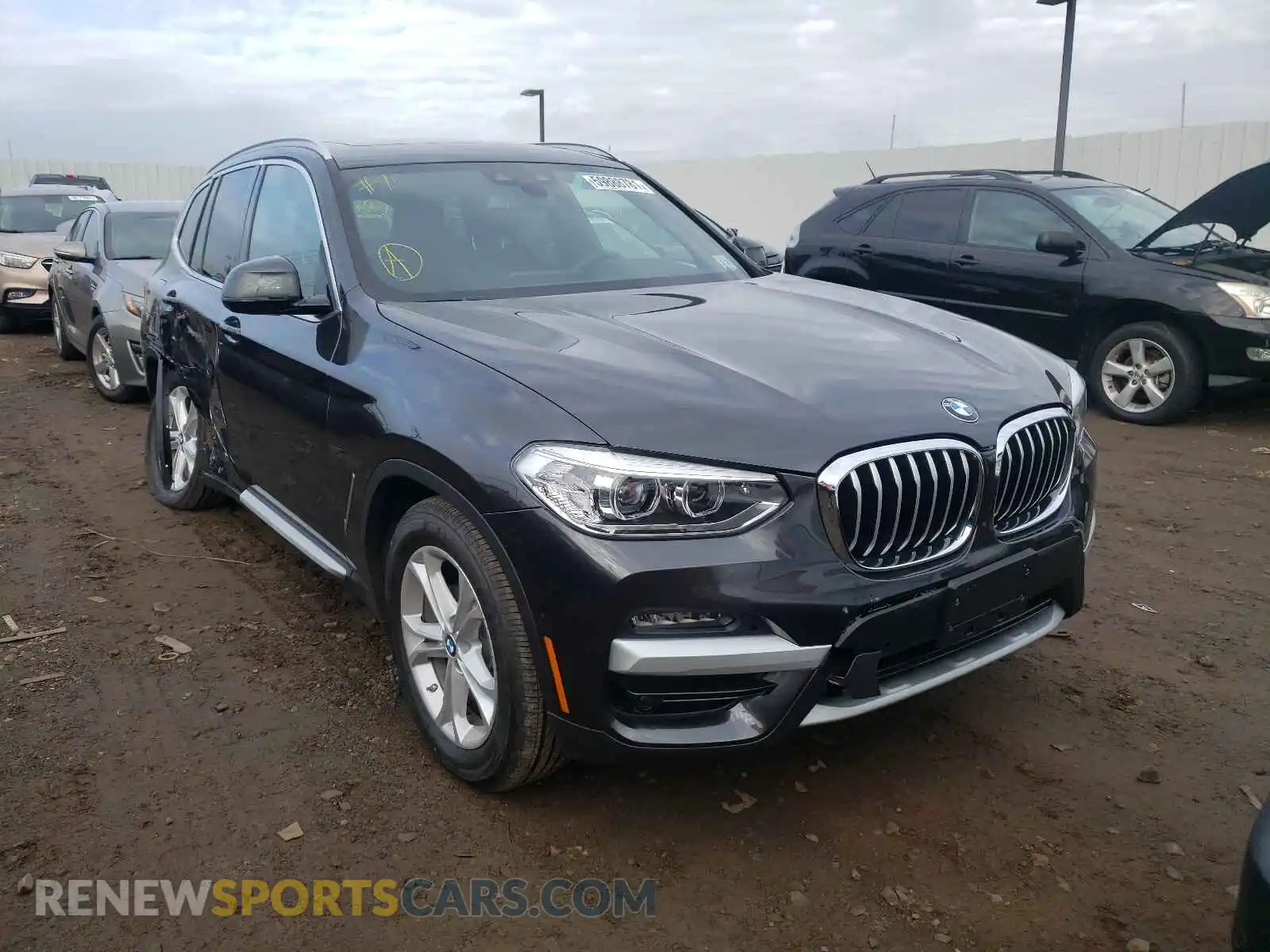 1 Photograph of a damaged car 5UXTY5C00L9C38494 BMW X3 2020