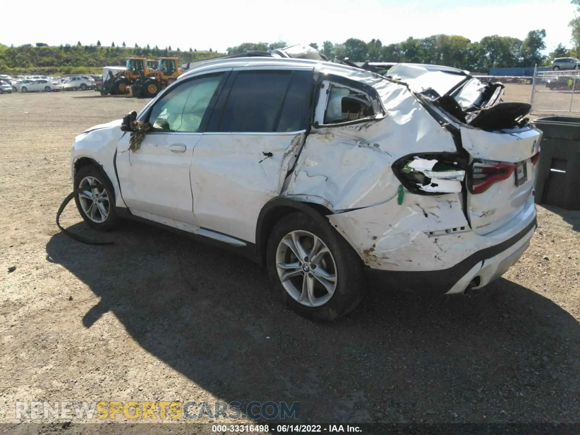 3 Photograph of a damaged car 5UXTY5C00L9D58599 BMW X3 2020
