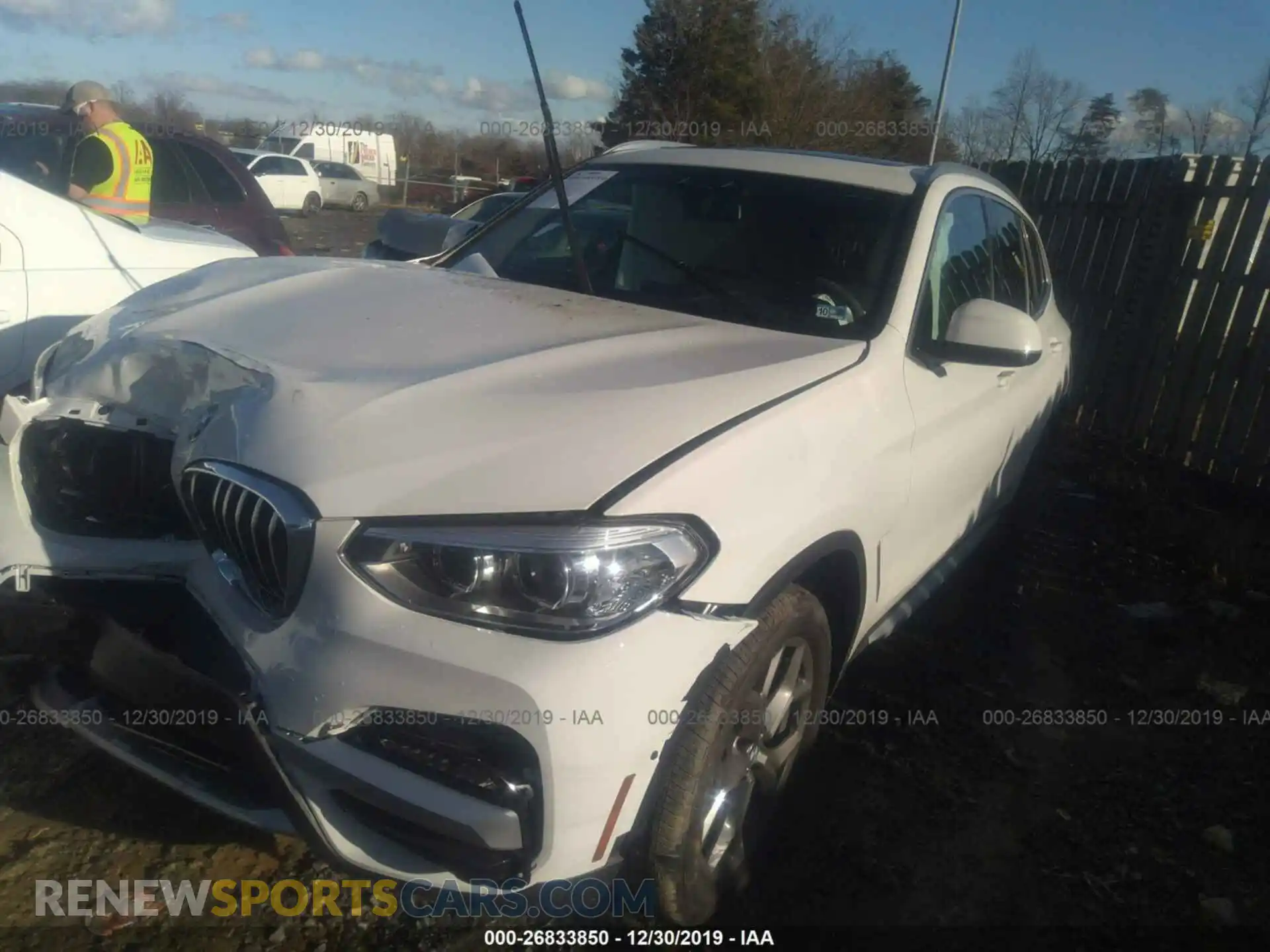 2 Photograph of a damaged car 5UXTY5C00LLT38269 BMW X3 2020