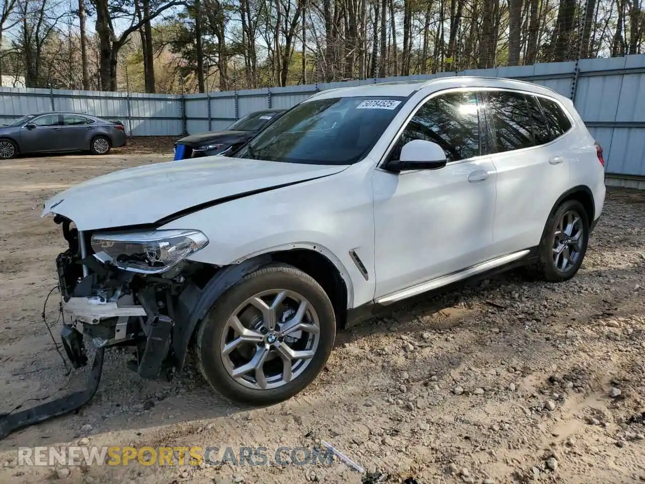 1 Photograph of a damaged car 5UXTY5C01L9B77351 BMW X3 2020