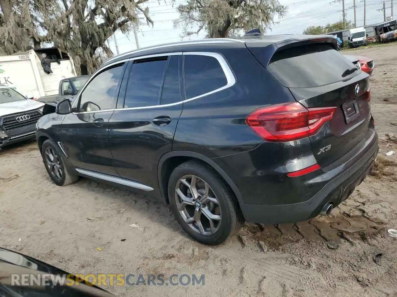 2 Photograph of a damaged car 5UXTY5C01L9B82596 BMW X3 2020