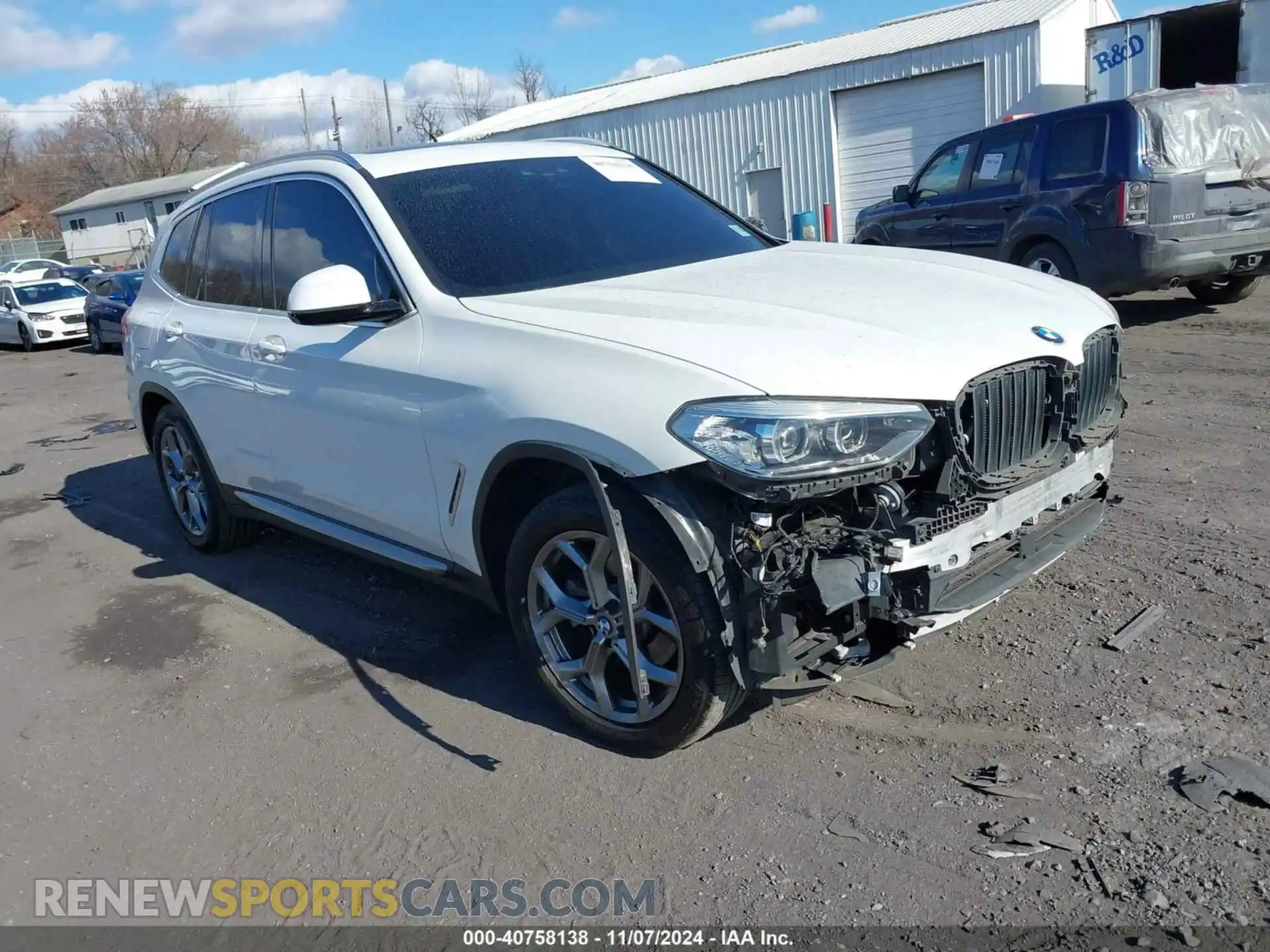 1 Photograph of a damaged car 5UXTY5C01L9D68395 BMW X3 2020