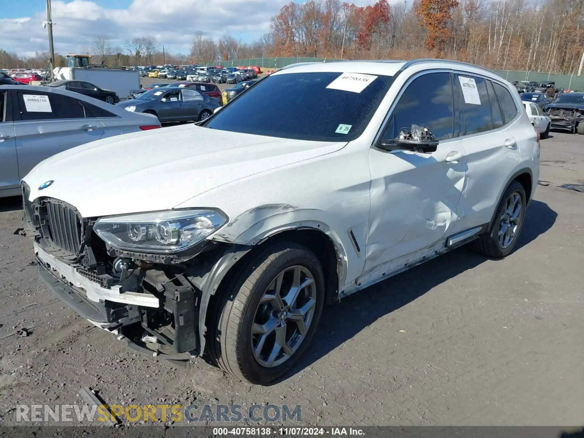 2 Photograph of a damaged car 5UXTY5C01L9D68395 BMW X3 2020