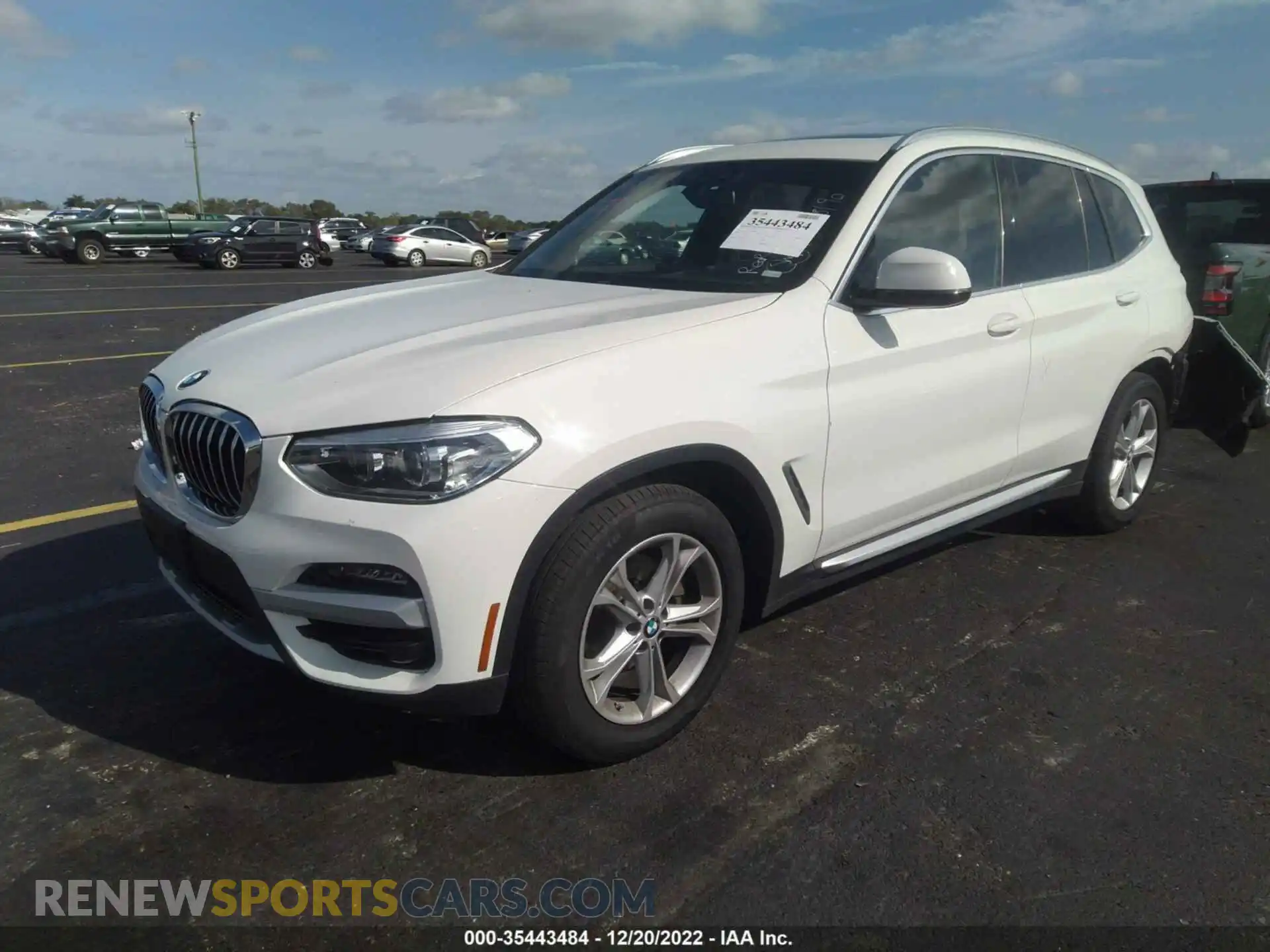 2 Photograph of a damaged car 5UXTY5C02L9B04411 BMW X3 2020