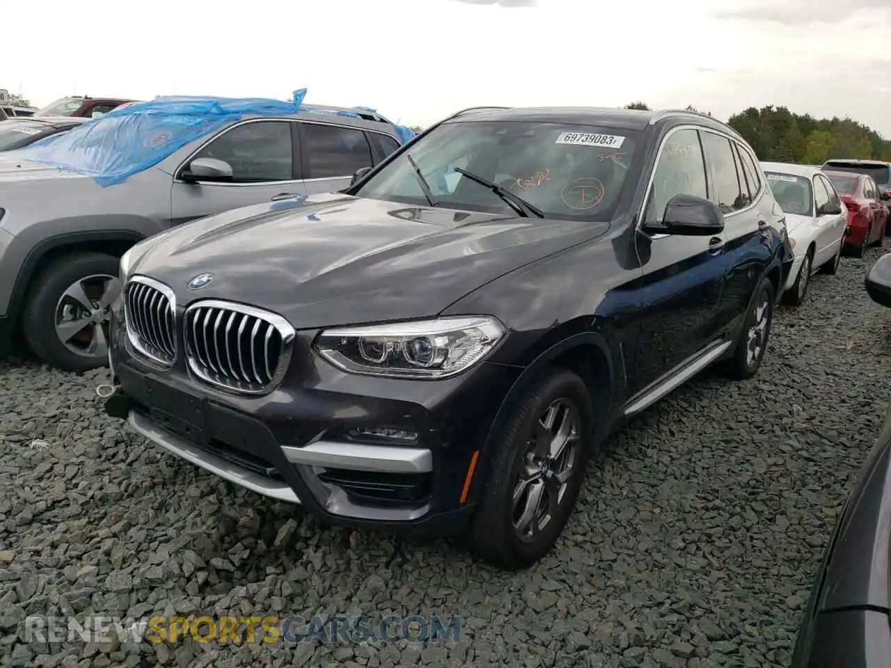 1 Photograph of a damaged car 5UXTY5C02L9C23902 BMW X3 2020