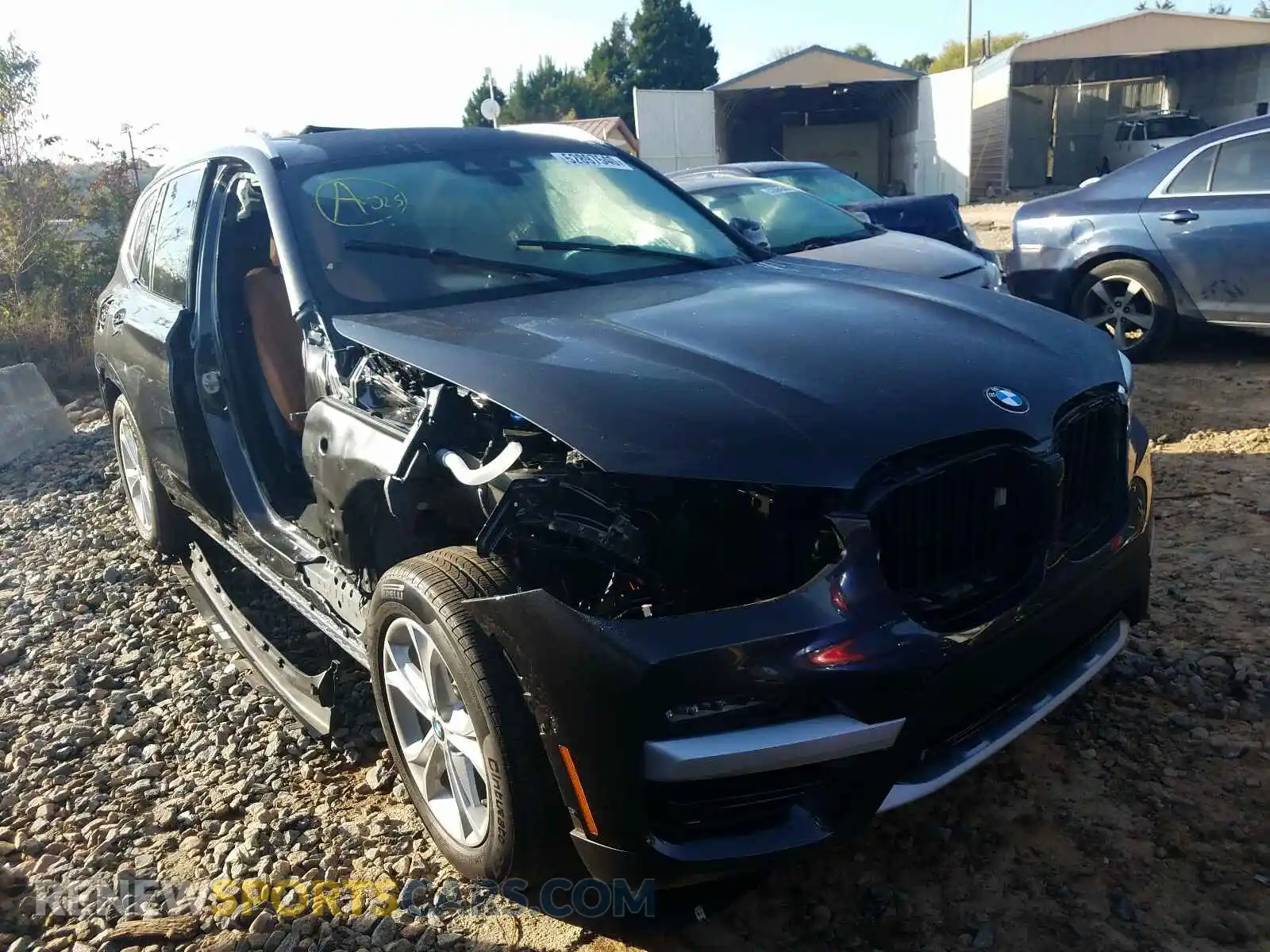 1 Photograph of a damaged car 5UXTY5C02L9C62764 BMW X3 2020