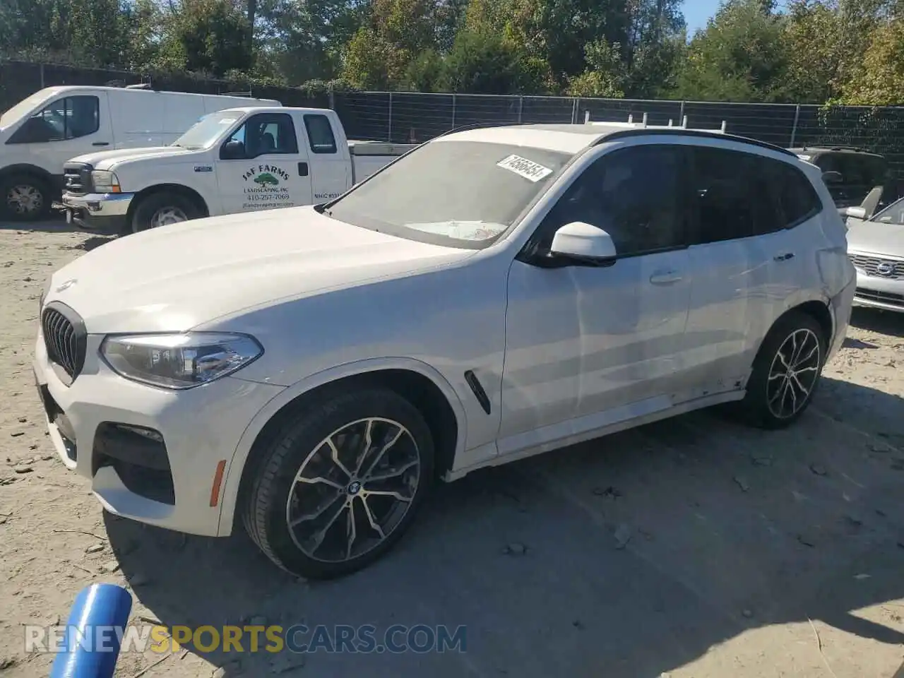 1 Photograph of a damaged car 5UXTY5C02L9D50181 BMW X3 2020