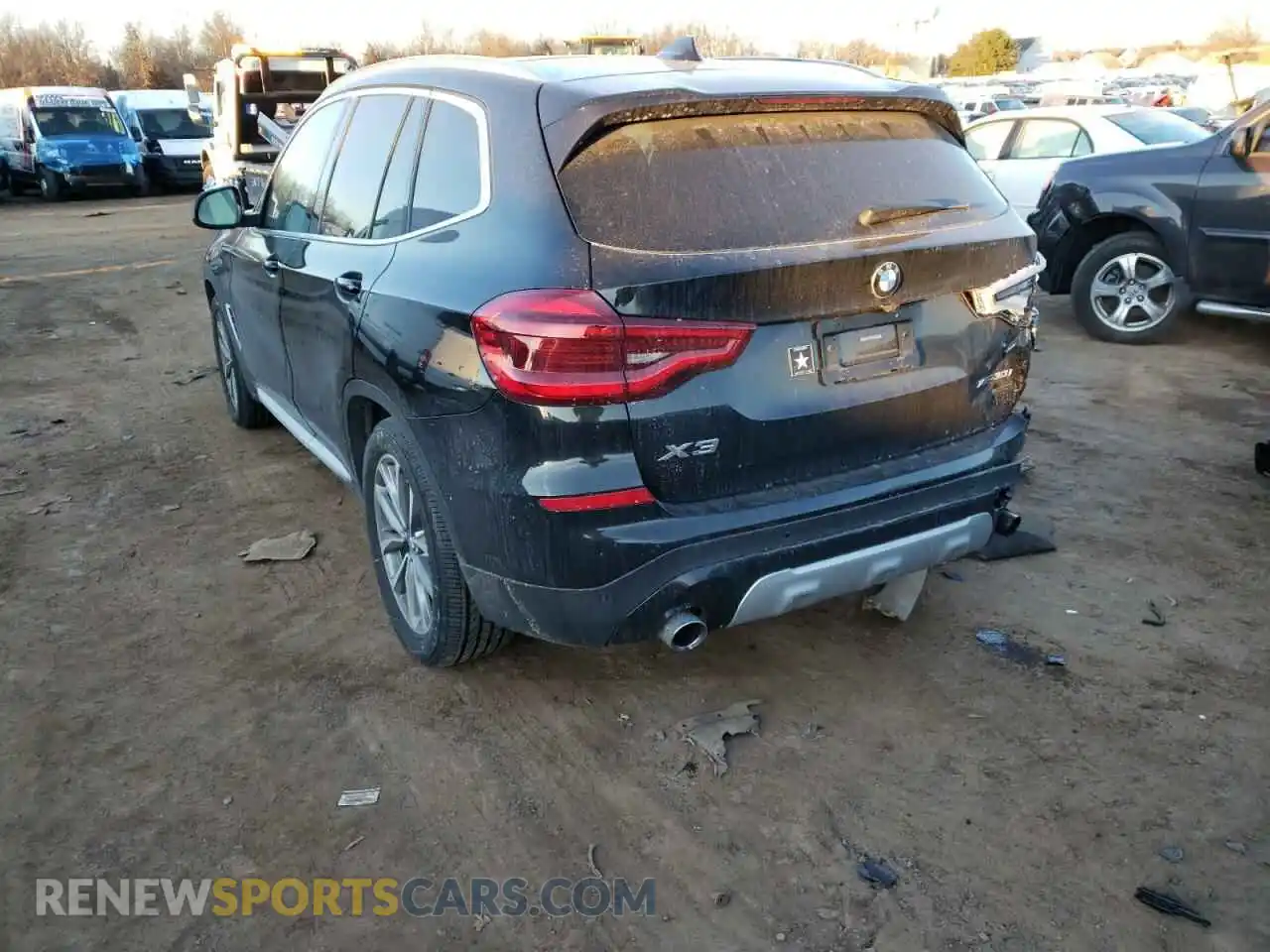 3 fotografías del automóvil dañado 5UXTY5C02LLT35275 BMW X3 2020
