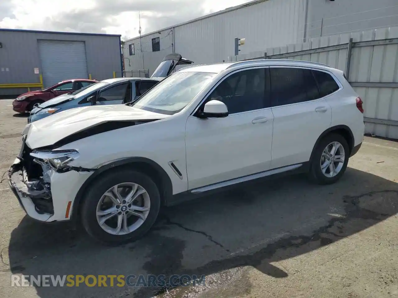 1 Photograph of a damaged car 5UXTY5C03L9B43976 BMW X3 2020