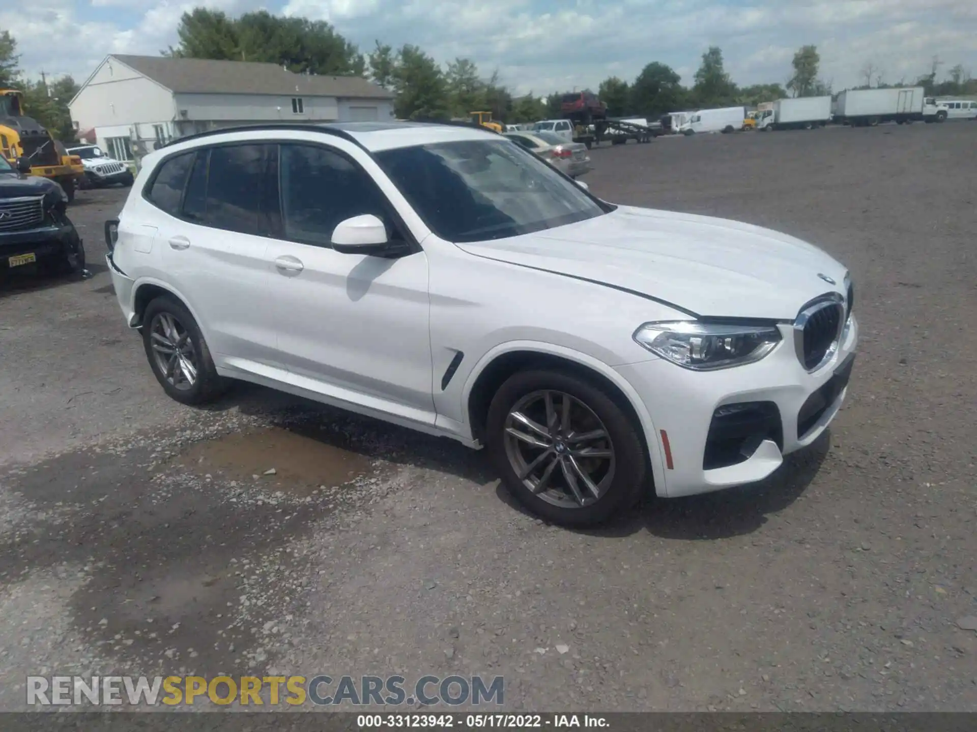 1 Photograph of a damaged car 5UXTY5C03L9B46070 BMW X3 2020