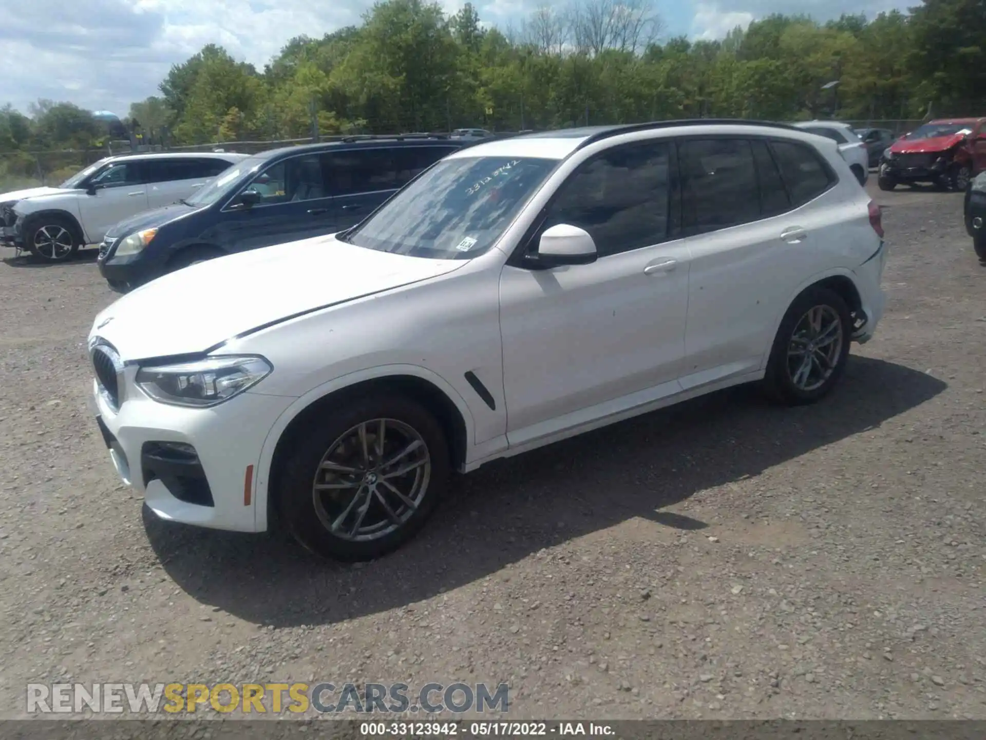 2 Photograph of a damaged car 5UXTY5C03L9B46070 BMW X3 2020