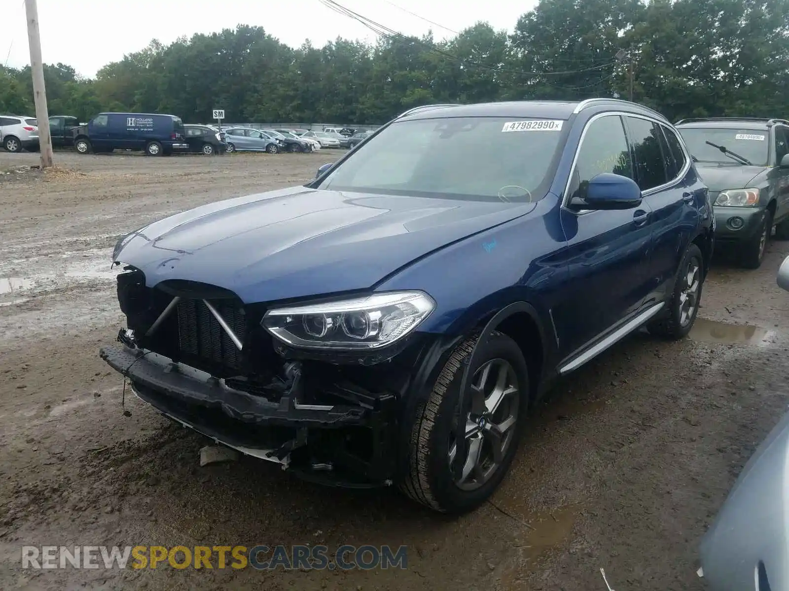 2 Photograph of a damaged car 5UXTY5C03L9B74466 BMW X3 2020