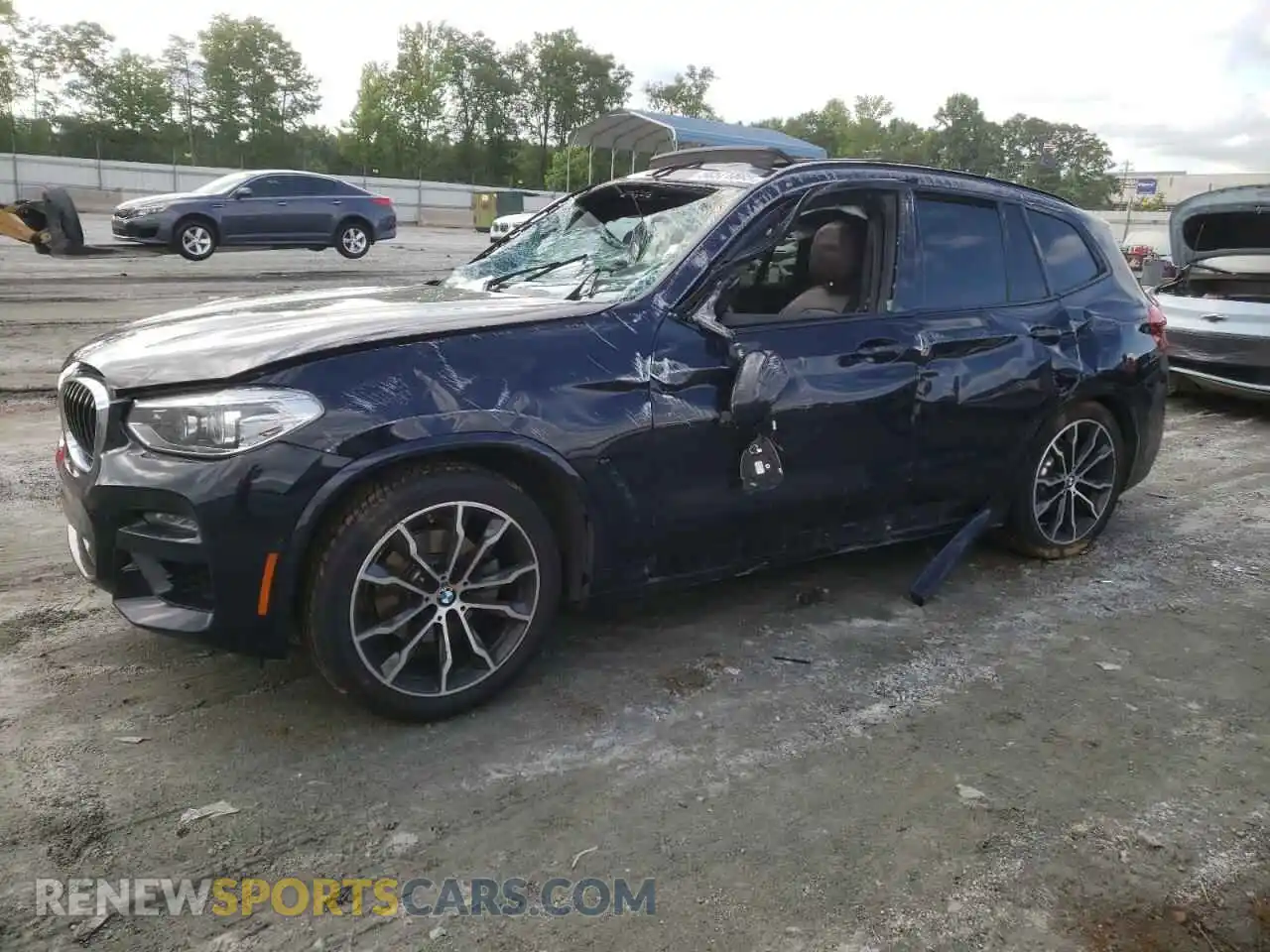 1 Photograph of a damaged car 5UXTY5C03L9D48553 BMW X3 2020