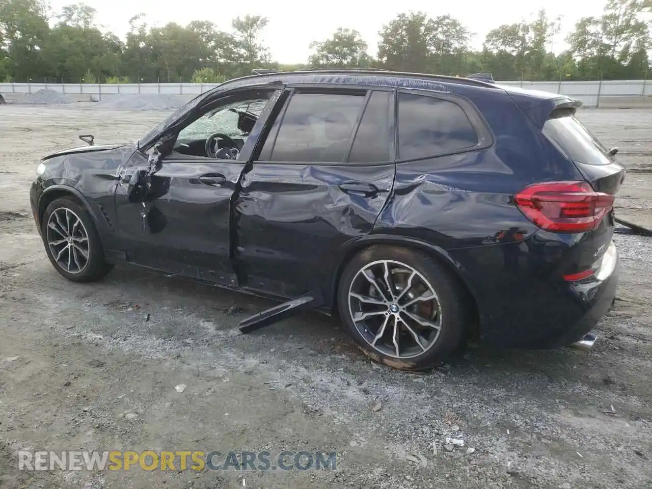 2 Photograph of a damaged car 5UXTY5C03L9D48553 BMW X3 2020