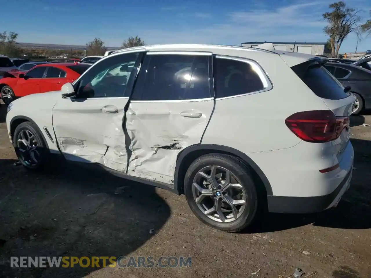 2 Photograph of a damaged car 5UXTY5C04L9C12383 BMW X3 2020