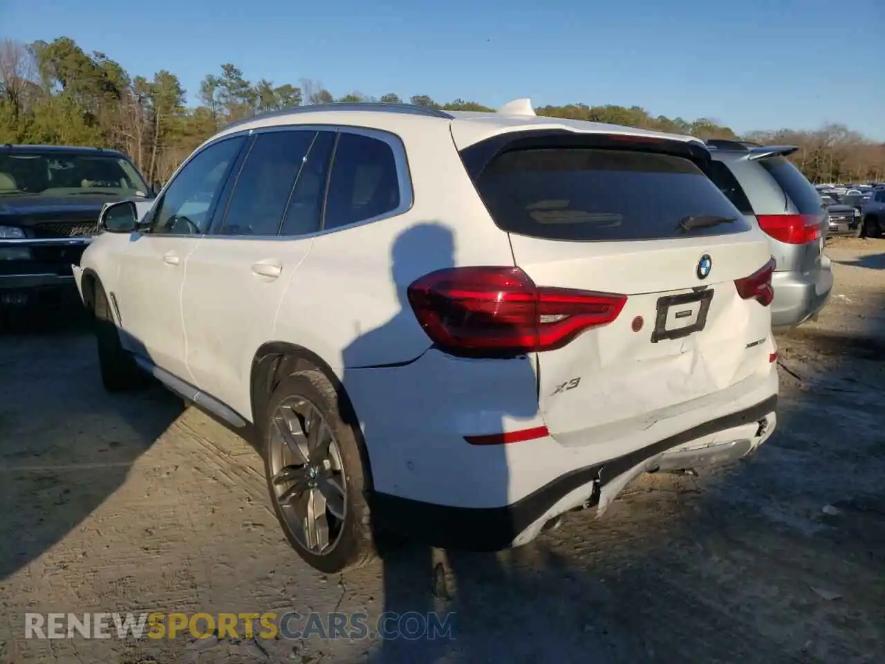 3 fotografías del automóvil dañado 5UXTY5C04L9C19110 BMW X3 2020