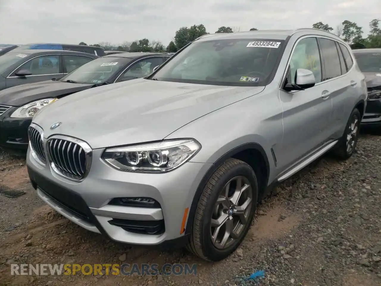 2 Photograph of a damaged car 5UXTY5C04L9D17411 BMW X3 2020