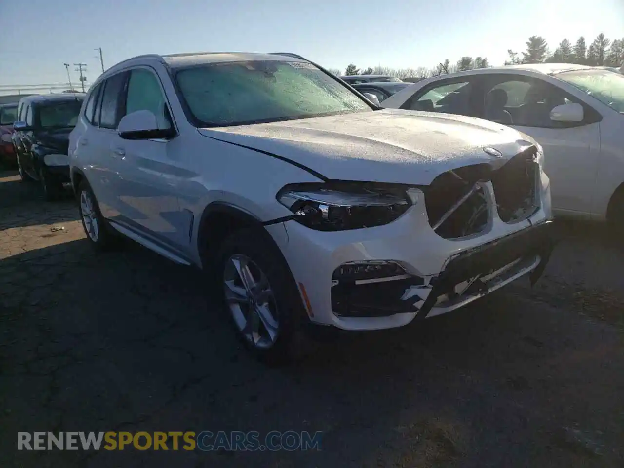 1 Photograph of a damaged car 5UXTY5C04L9D25038 BMW X3 2020