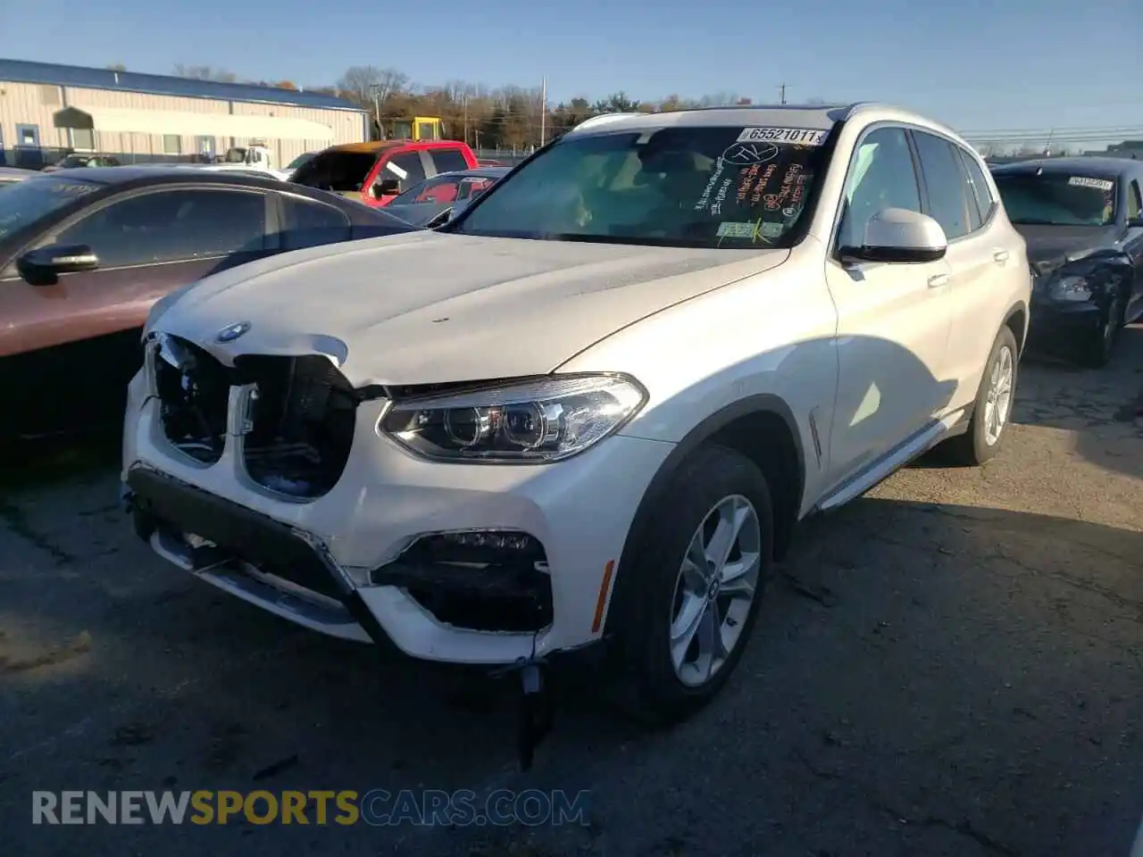 2 Photograph of a damaged car 5UXTY5C04L9D25038 BMW X3 2020