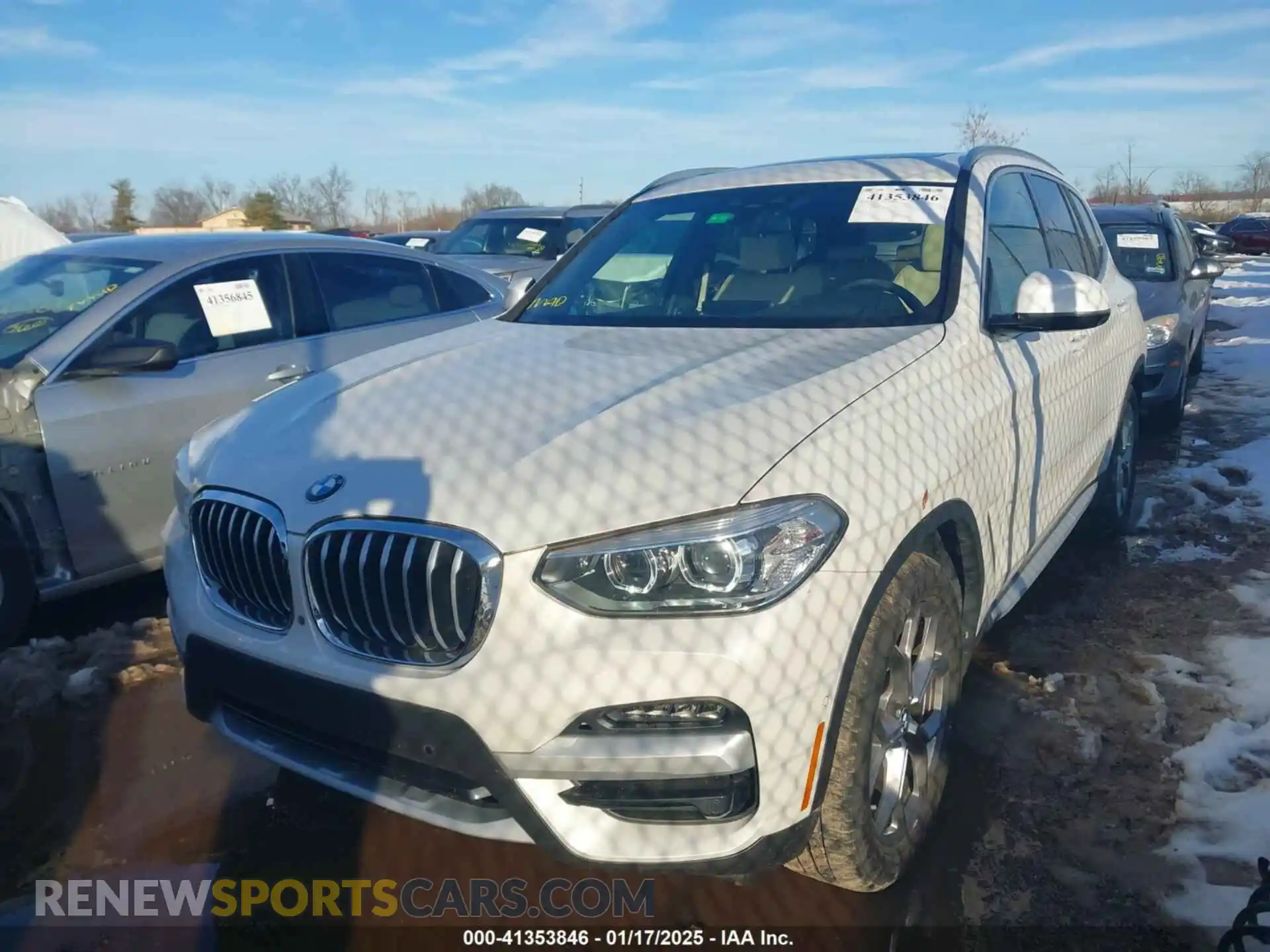 2 Photograph of a damaged car 5UXTY5C04L9D28375 BMW X3 2020