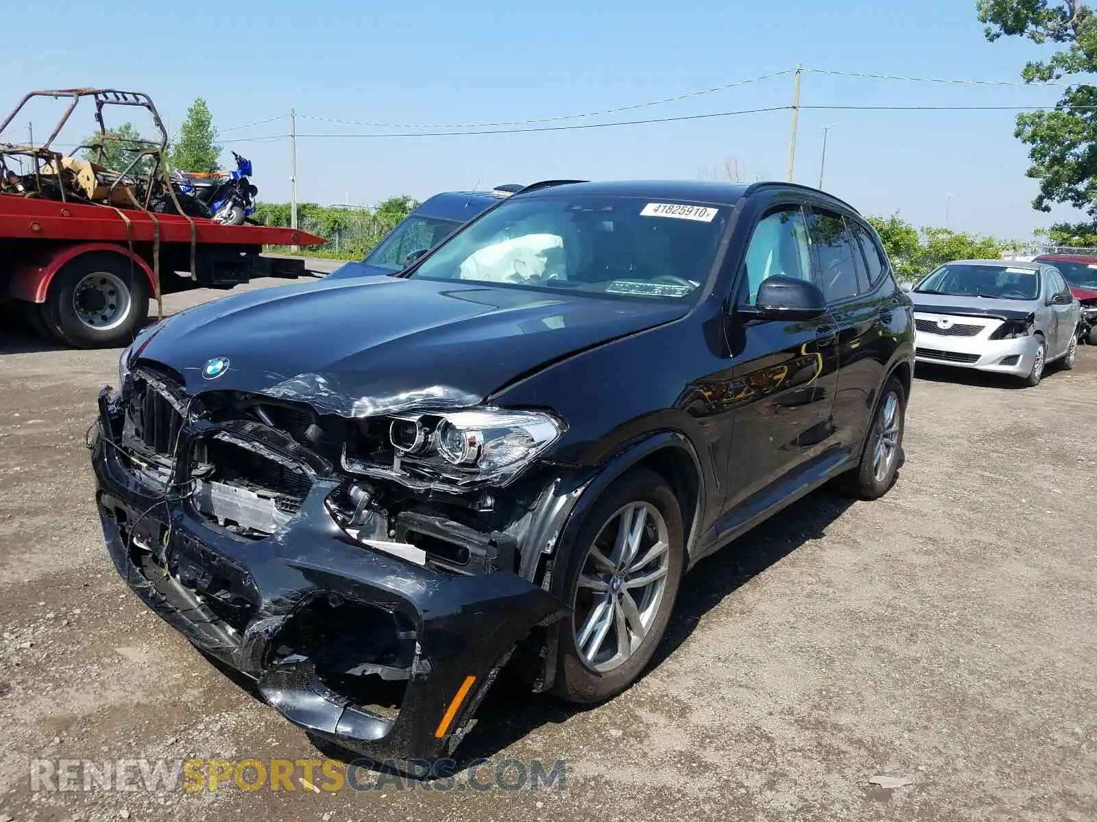 2 Photograph of a damaged car 5UXTY5C04LLT38775 BMW X3 2020