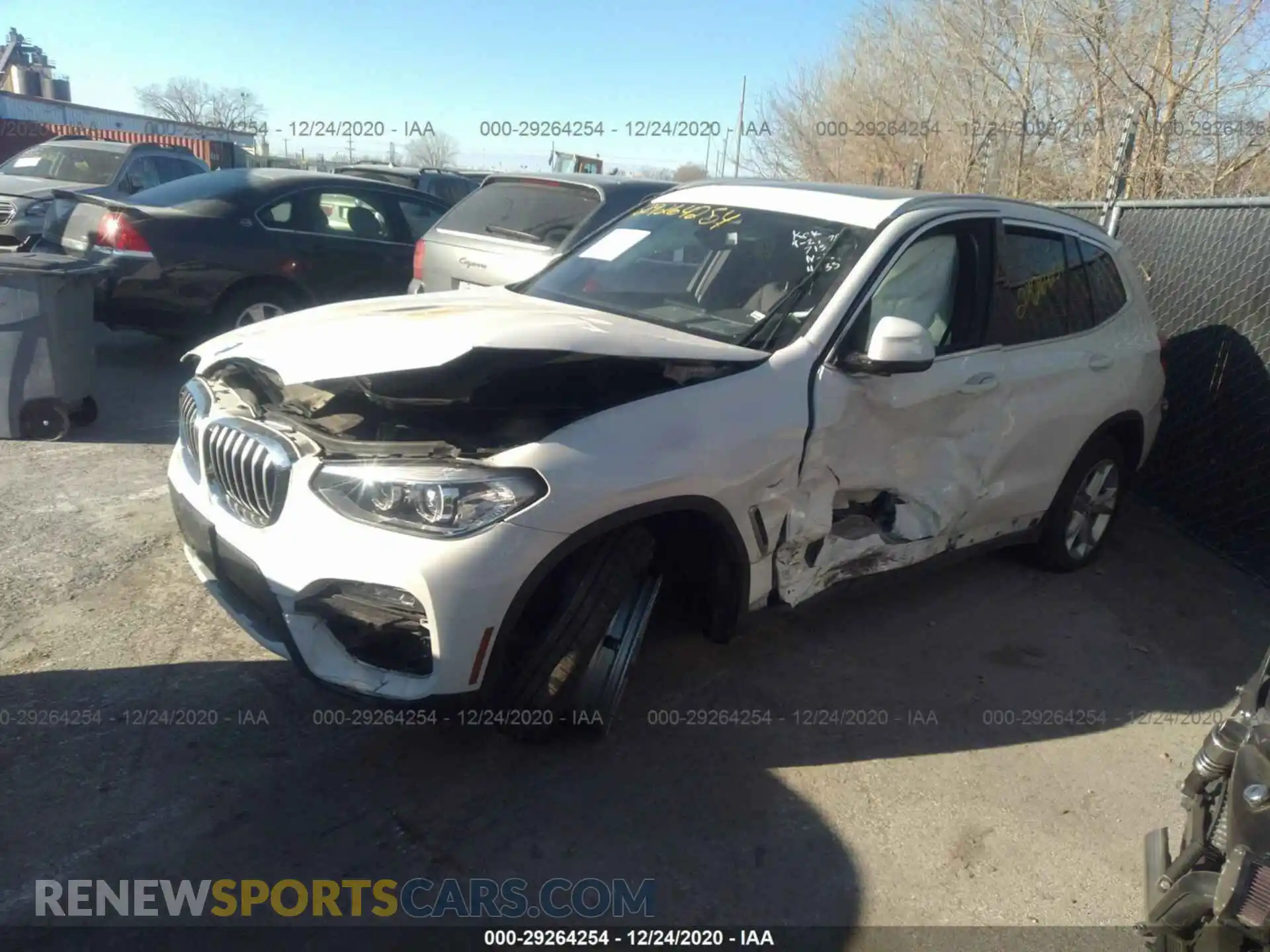 2 Photograph of a damaged car 5UXTY5C05L9B04533 BMW X3 2020
