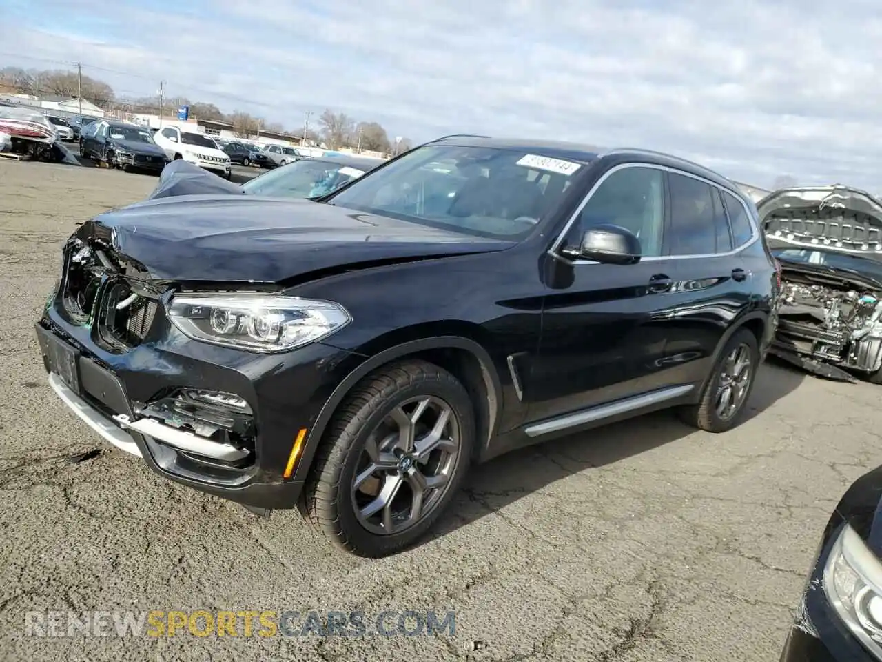 1 Photograph of a damaged car 5UXTY5C05L9B53599 BMW X3 2020