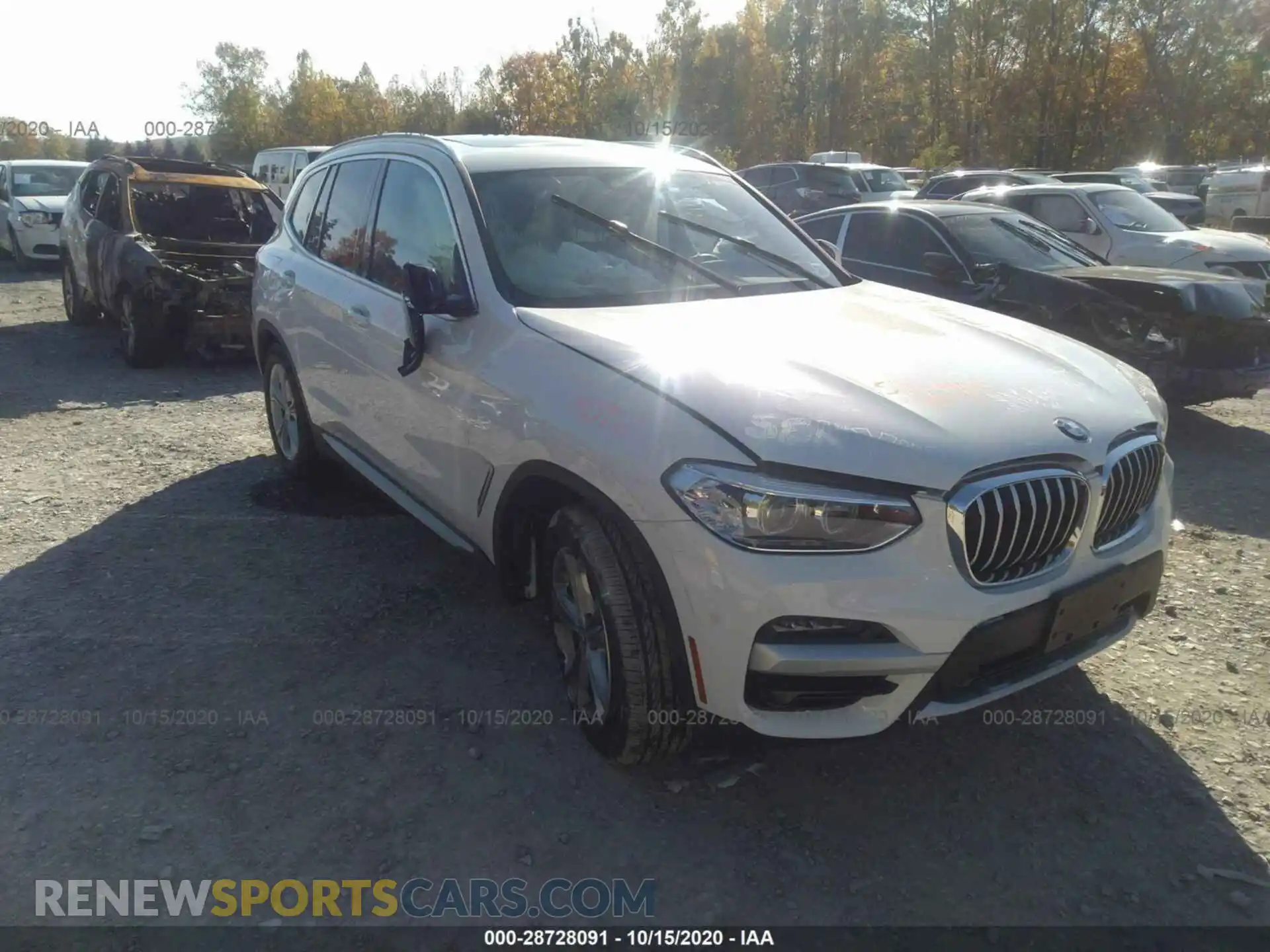 1 Photograph of a damaged car 5UXTY5C05L9C60670 BMW X3 2020