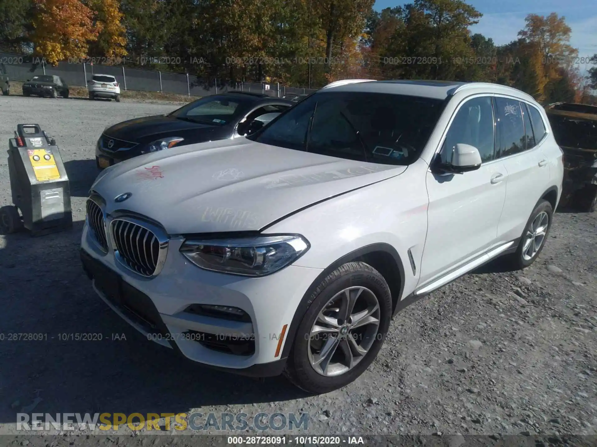 2 Photograph of a damaged car 5UXTY5C05L9C60670 BMW X3 2020