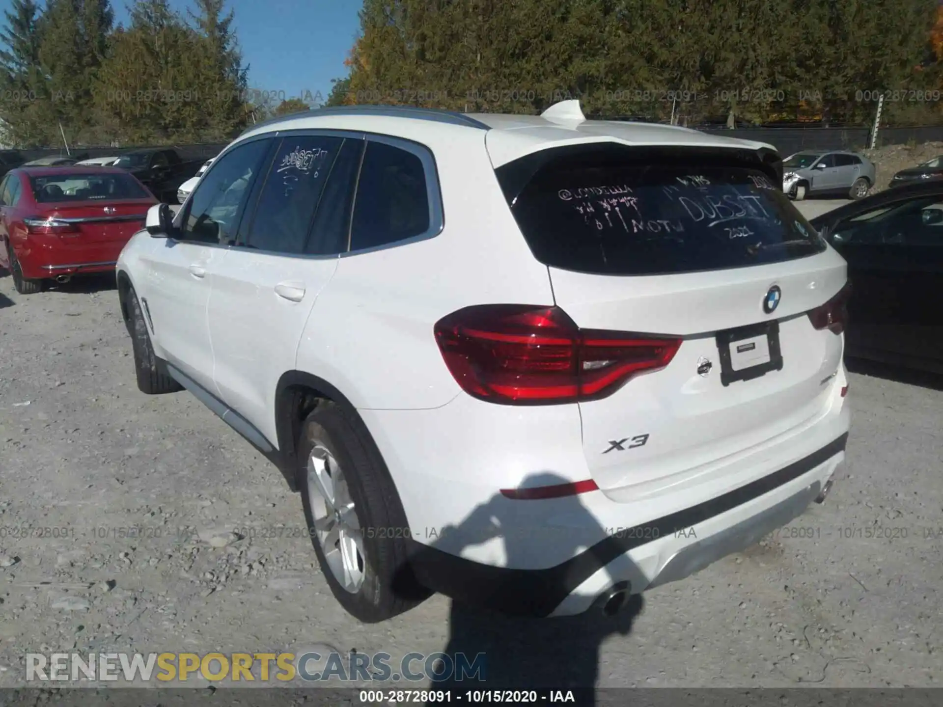 3 Photograph of a damaged car 5UXTY5C05L9C60670 BMW X3 2020