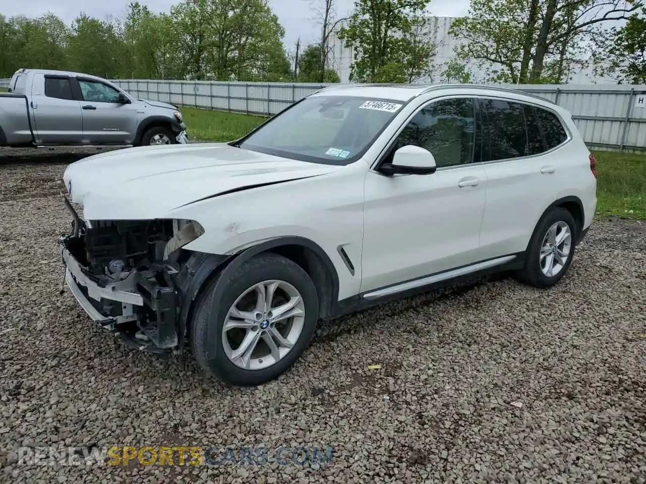 1 Photograph of a damaged car 5UXTY5C05LLT32175 BMW X3 2020
