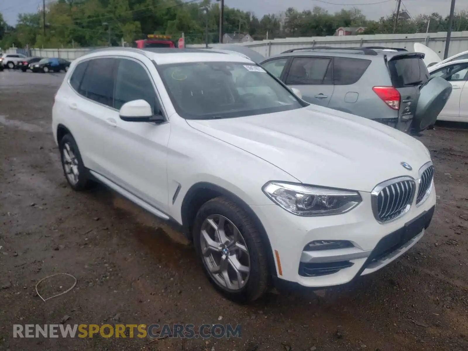 1 Photograph of a damaged car 5UXTY5C05LLT34685 BMW X3 2020