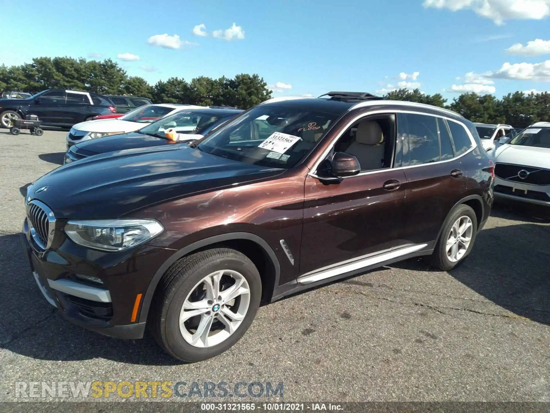 2 Фотография поврежденного автомобиля 5UXTY5C06L9C48429 BMW X3 2020