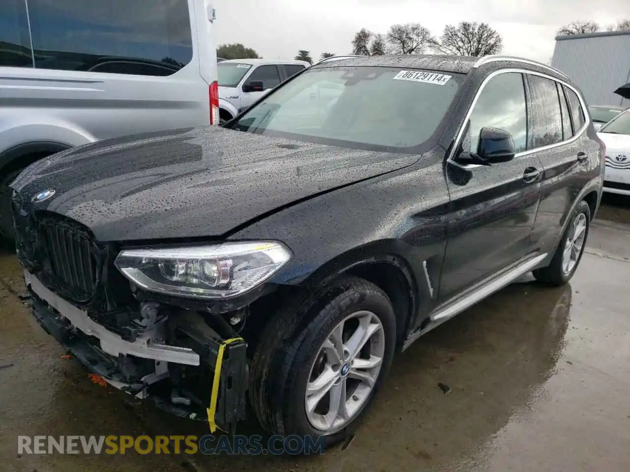 1 Photograph of a damaged car 5UXTY5C06L9D41032 BMW X3 2020