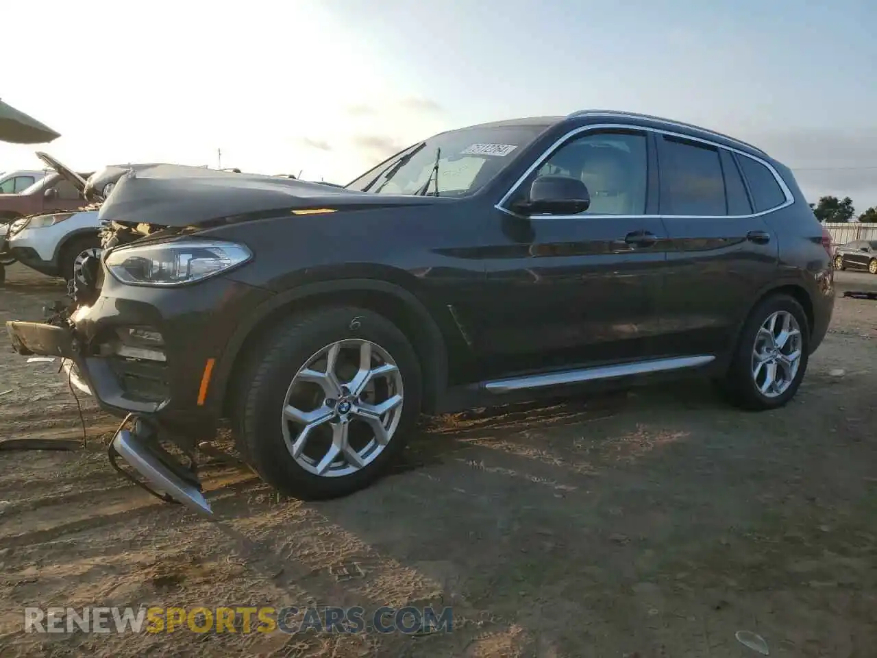 1 Photograph of a damaged car 5UXTY5C06LLT35179 BMW X3 2020