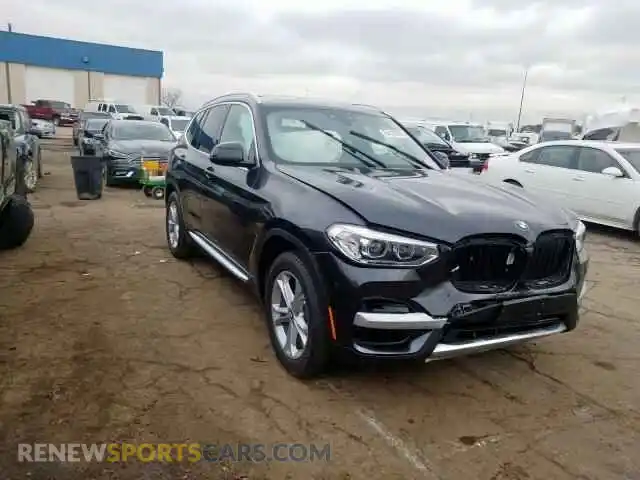1 Photograph of a damaged car 5UXTY5C06LLT36977 BMW X3 2020