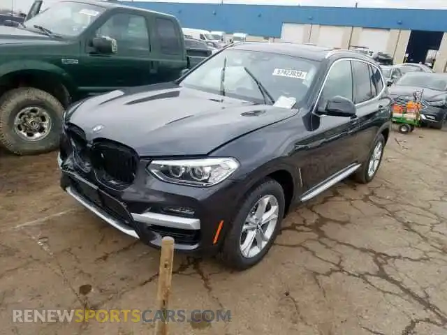 2 Photograph of a damaged car 5UXTY5C06LLT36977 BMW X3 2020