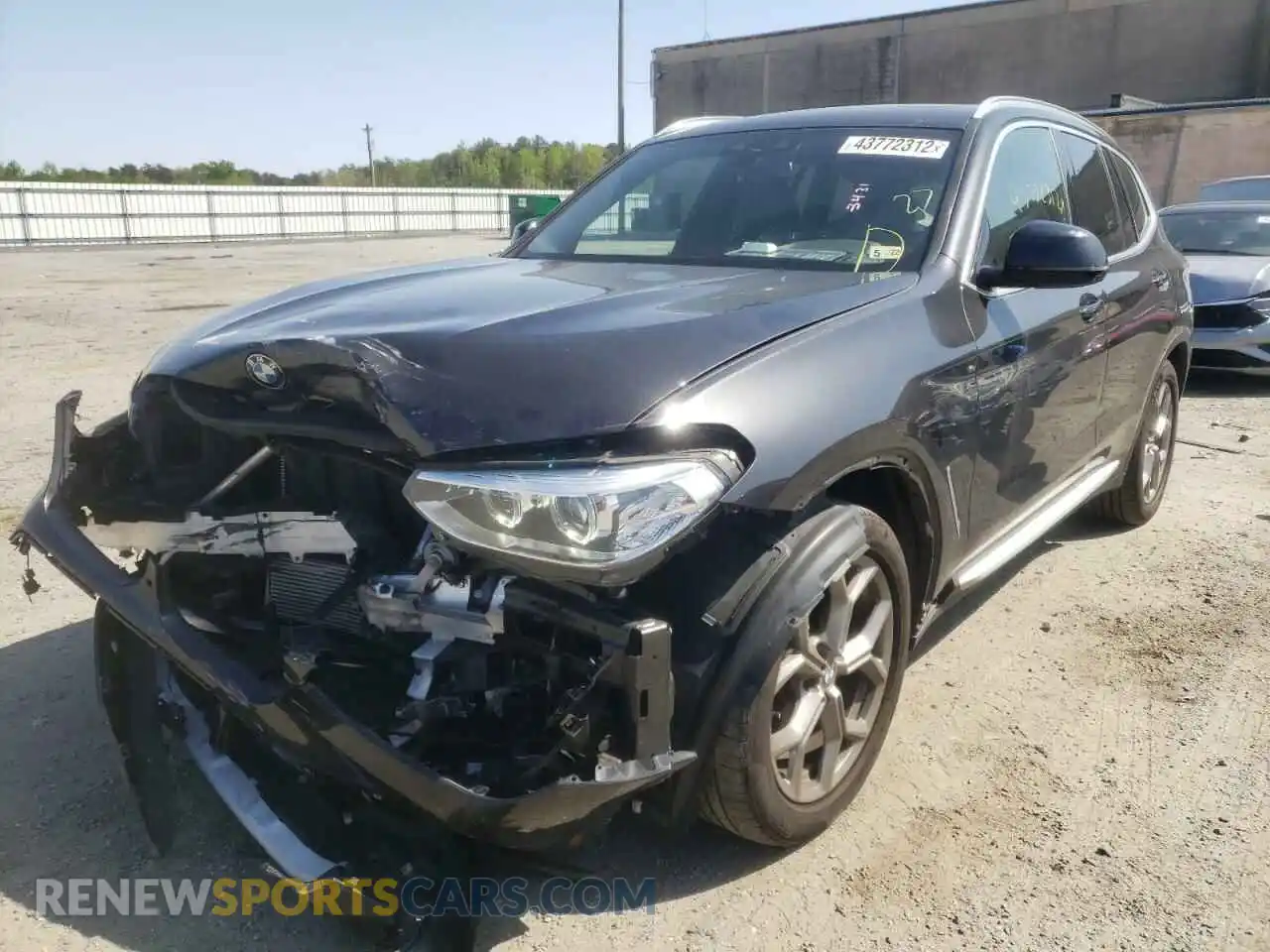 2 Photograph of a damaged car 5UXTY5C07L9B22483 BMW X3 2020
