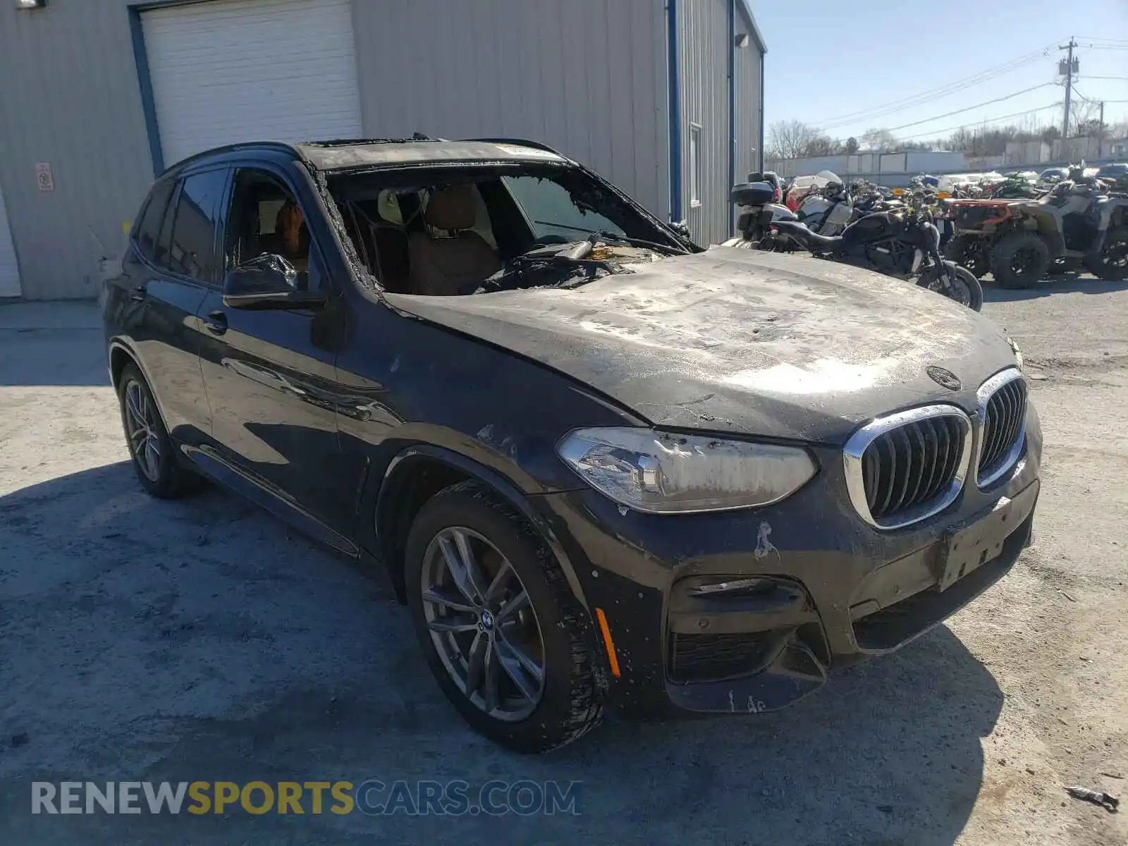 1 Photograph of a damaged car 5UXTY5C07L9C80094 BMW X3 2020