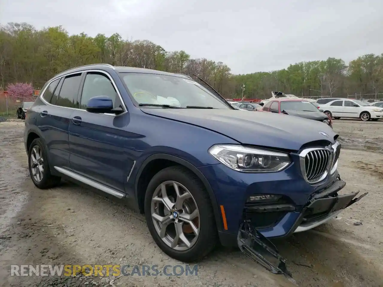 1 Photograph of a damaged car 5UXTY5C07L9C90172 BMW X3 2020