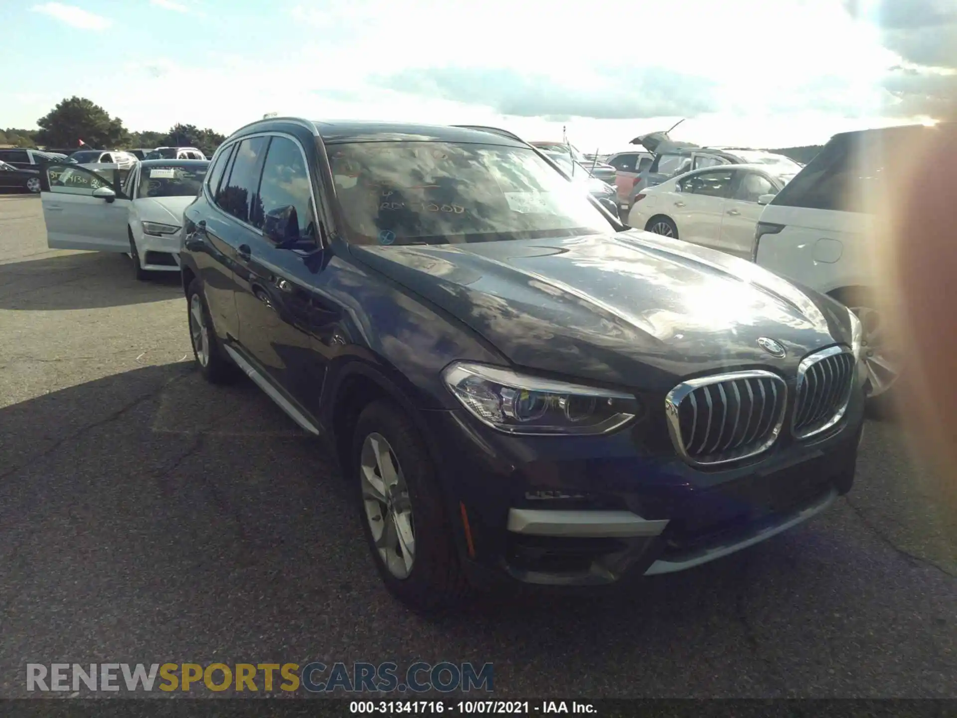 1 Фотография поврежденного автомобиля 5UXTY5C07L9D37197 BMW X3 2020