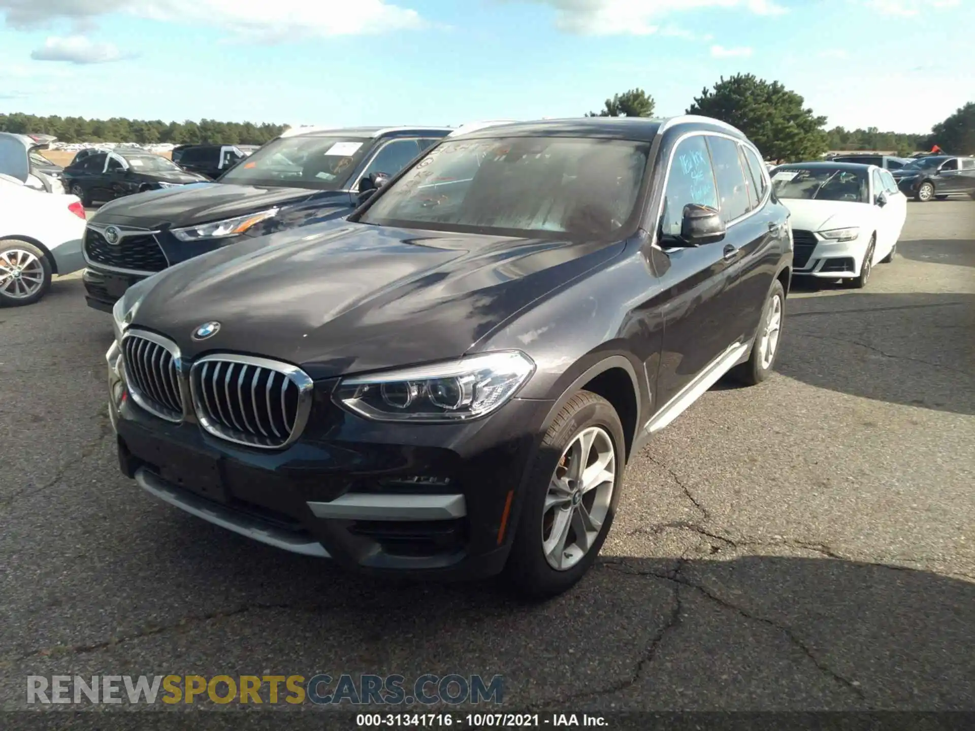 2 Фотография поврежденного автомобиля 5UXTY5C07L9D37197 BMW X3 2020