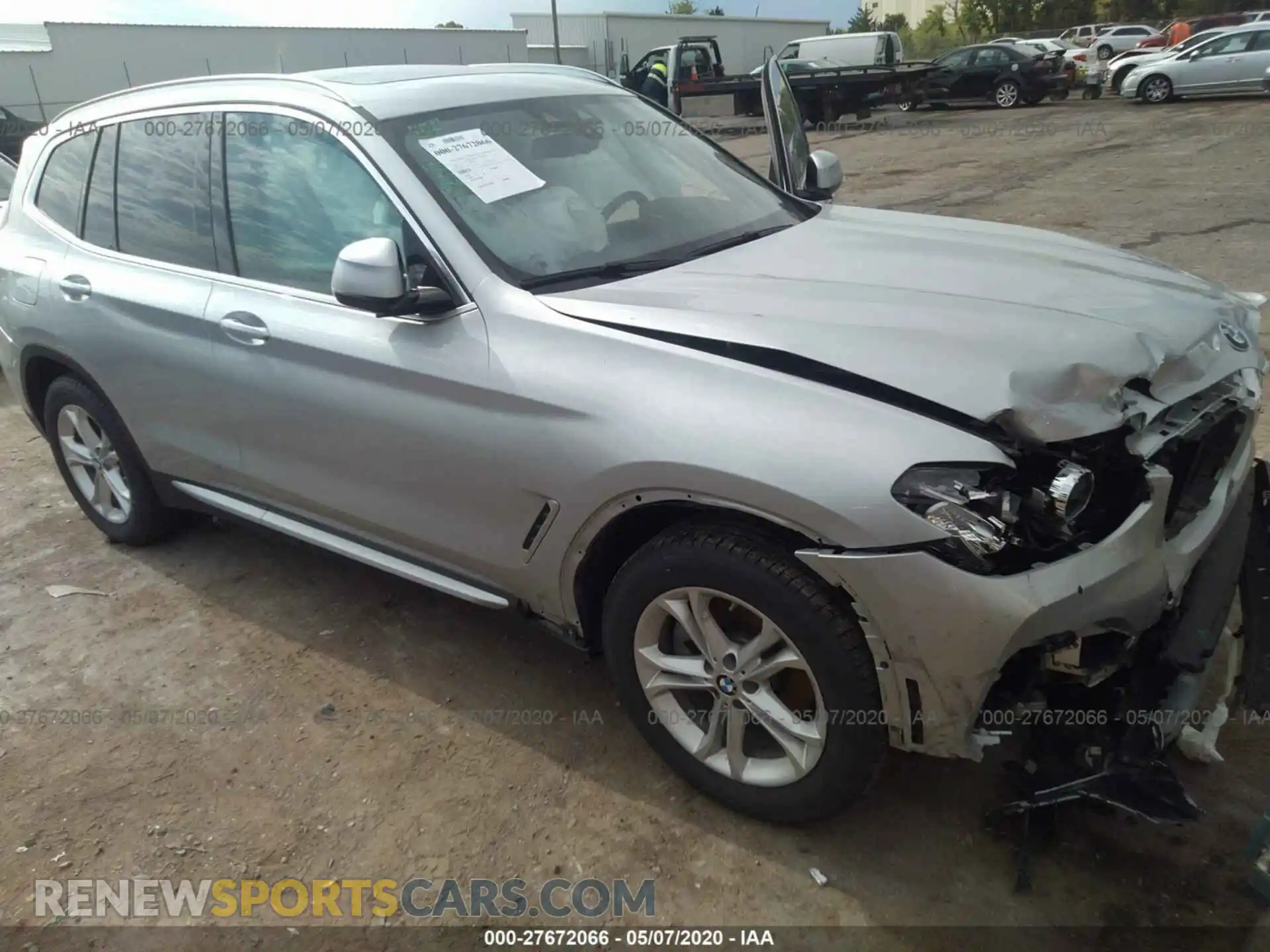 1 Photograph of a damaged car 5UXTY5C08LLT31778 BMW X3 2020