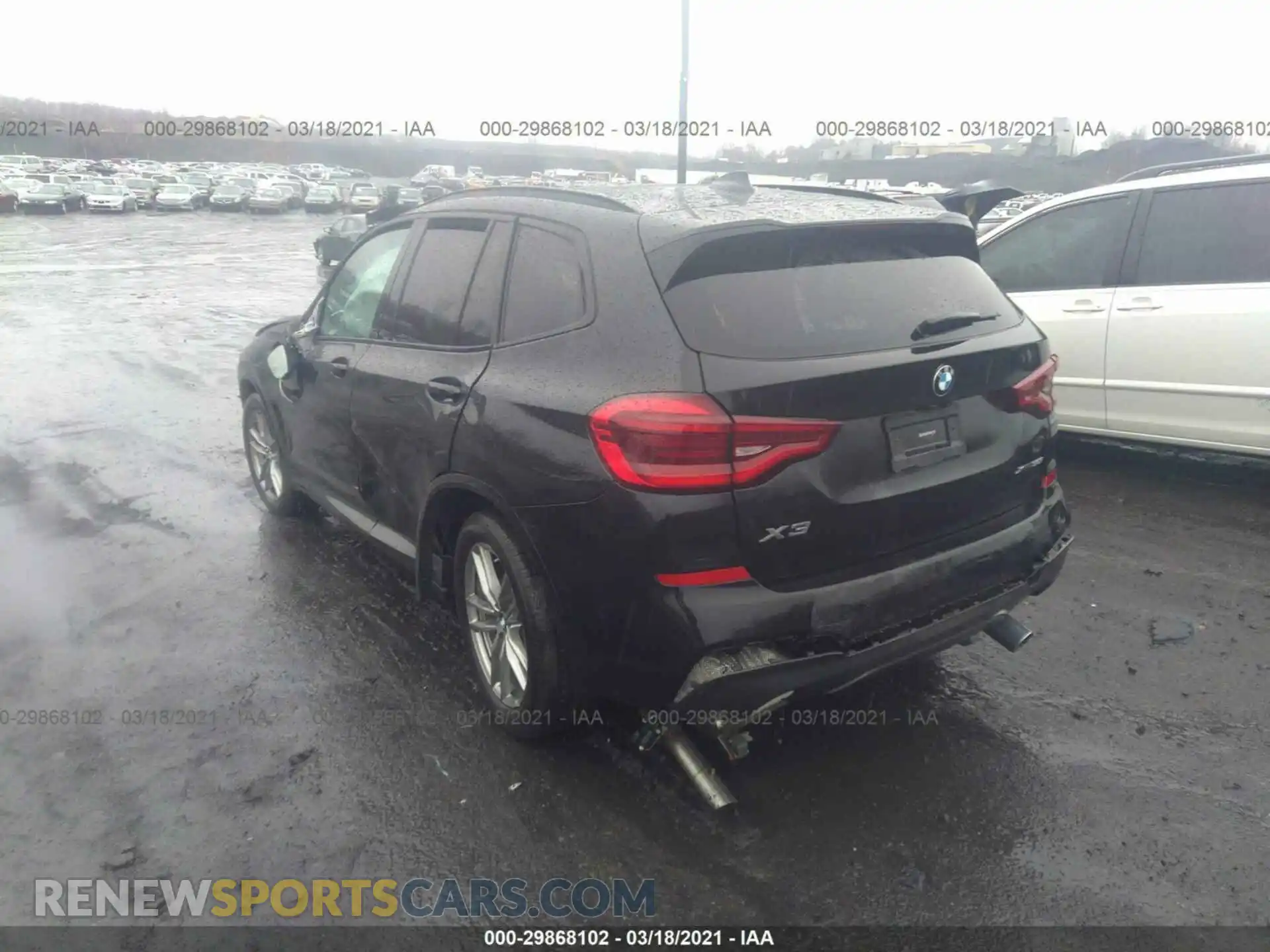 3 Фотография поврежденного автомобиля 5UXTY5C09L9B82040 BMW X3 2020
