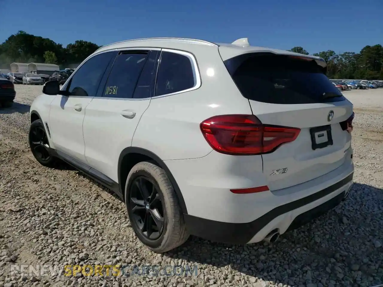 3 Photograph of a damaged car 5UXTY5C09L9C52958 BMW X3 2020