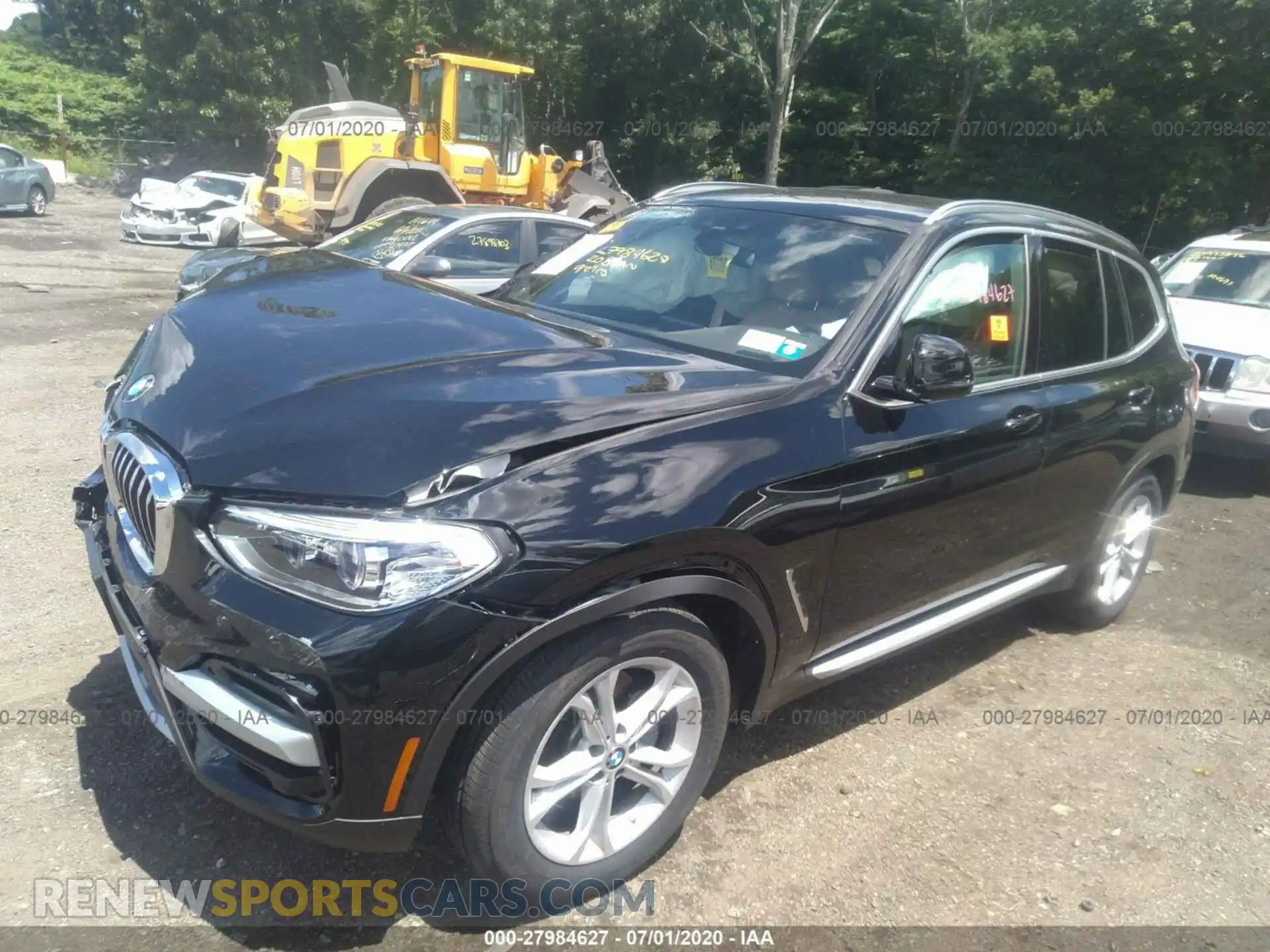 2 Photograph of a damaged car 5UXTY5C09L9C62244 BMW X3 2020